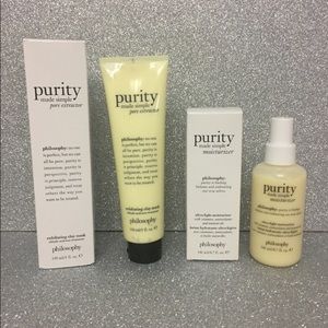 Purity Mega Size Pore Mask & Reg Size Moisturizer